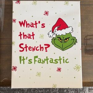 Grinch Christmas Canvas Art